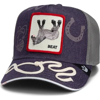 Cap gebogen violet snapback Goorin Bros. Beat Dead Horse Horse Play The Farm Purple Hat The Farm van Goorin Bros.