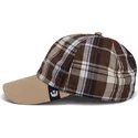 casquette-courbee-marron-snapback-ask-your-mother-papa-cap-madras-the-farm-goorin-bros