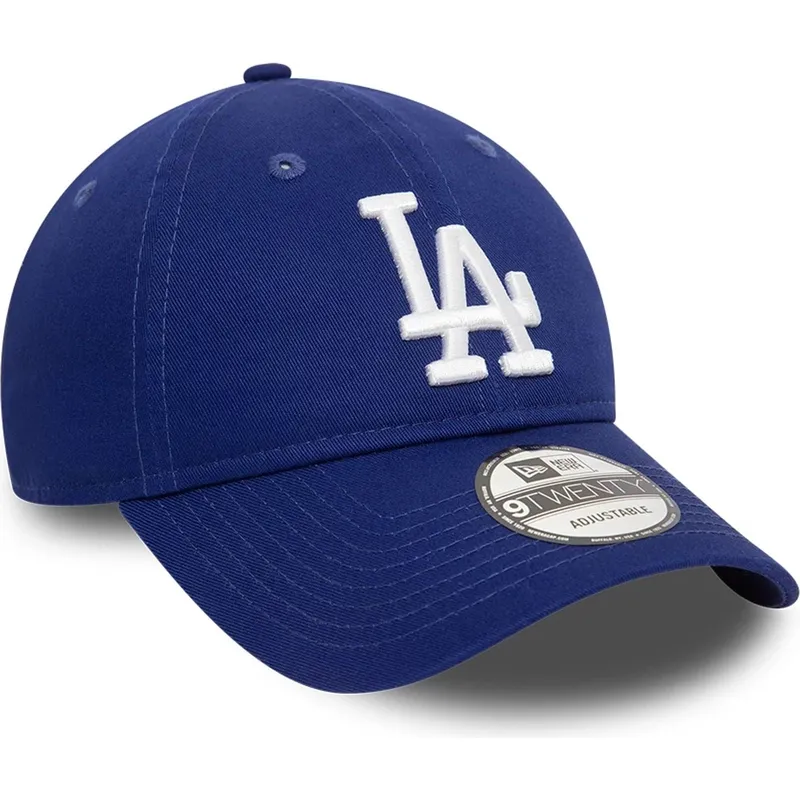 niebieska-regulowana-czapka-z-zakrzywionym-daszkiem-9twenty-league-essential-los-angeles-dodgers-mlb-new-era