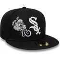 gorra-plana-negra-ajustada-59fifty-food-icon-windy-city-de-chicago-white-sox-mlb-de-new-era