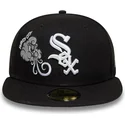gorra-plana-negra-ajustada-59fifty-food-icon-windy-city-de-chicago-white-sox-mlb-de-new-era