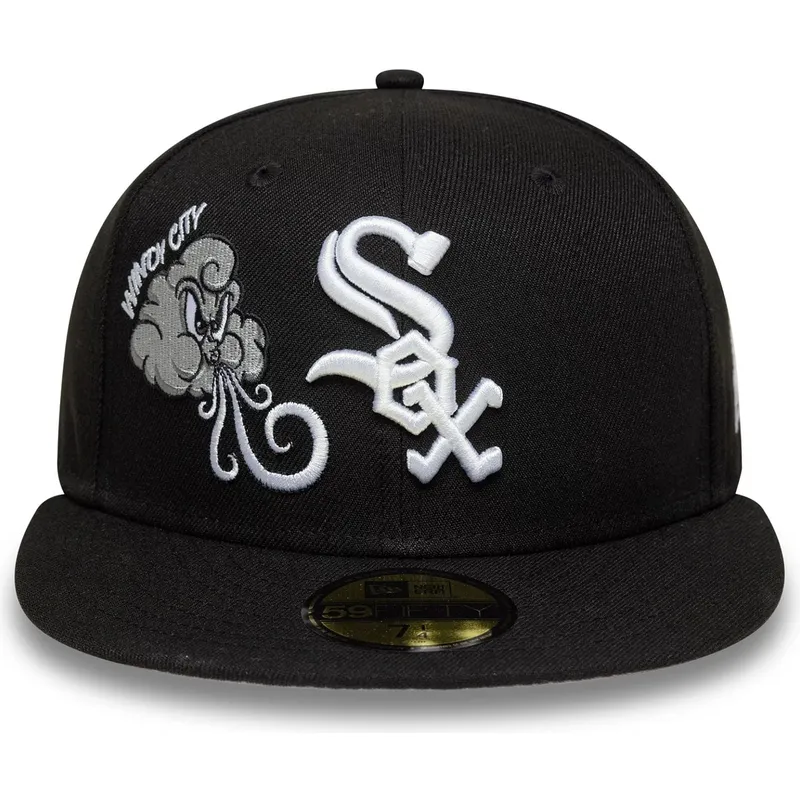svart-platt-keps-justerad-59fifty-food-icon-windy-city-fran-chicago-white-sox-mlb-av-new-era