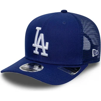 Gorra trucker azul 9SEVENTY Stretch Snap de Los Angeles Dodgers MLB de New Era