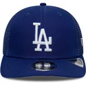 los-angeles-dodgers-mlb-9seventy-stretch-snap-blaue-trucker-kappe-von-new-era