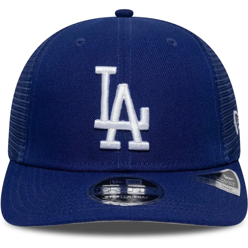 bla-trucker-kasket-9seventy-stretch-snap-fra-los-angeles-dodgers-mlb-fra-new-era