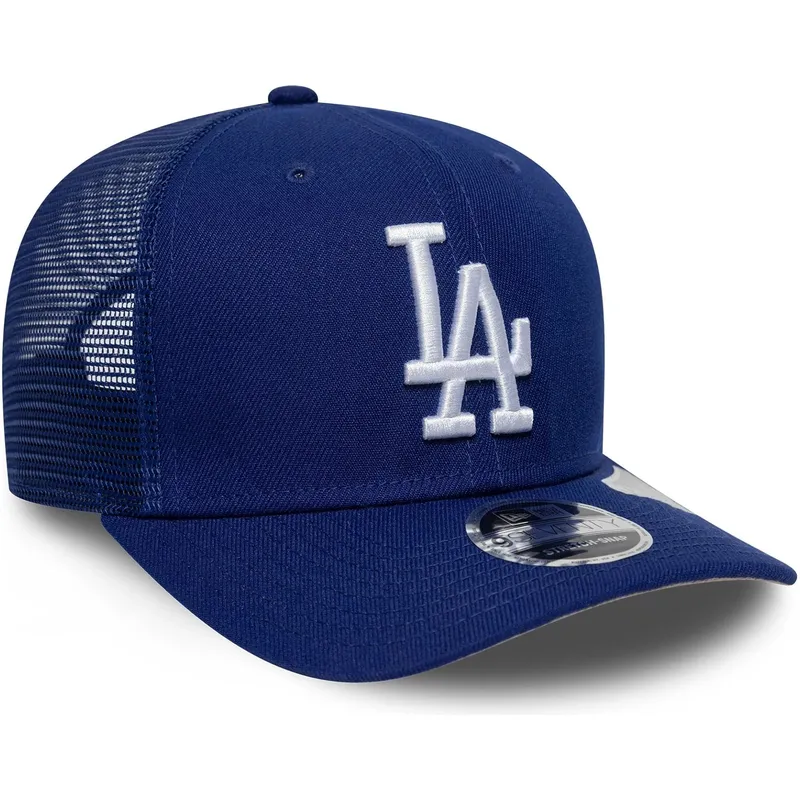 bla-trucker-kasket-9seventy-stretch-snap-fra-los-angeles-dodgers-mlb-fra-new-era