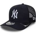 petten-gebogen-marineblauw-snapback-9seventy-stretch-snap-van-new-york-yankees-mlb-van-new-era