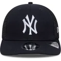 petten-gebogen-marineblauw-snapback-9seventy-stretch-snap-van-new-york-yankees-mlb-van-new-era