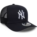 trucker-cap-marineblau-9seventy-stretch-snap-der-new-york-yankees-mlb-von-new-era