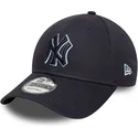 petten-gebogen-marineblauw-verstelbaar-9forty-team-outline-van-new-york-yankees-mlb-van-new-era
