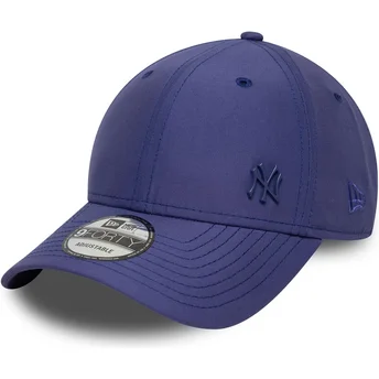 Cappellino viola con visiera curva regolabile 9FORTY Tonal Flawless dei New York Yankees MLB di New Era