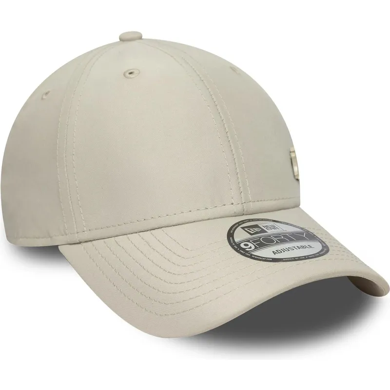 petten-gebogen-beige-verstelbaar-9forty-tonal-flawless-van-new-york-yankees-mlb-van-new-era