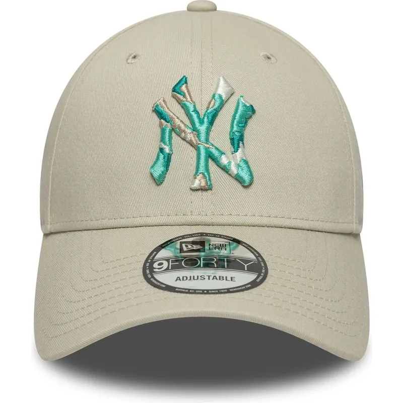 bojd-beige-justerbar-keps-9forty-seasonal-infill-fran-new-york-yankees-mlb-av-new-era