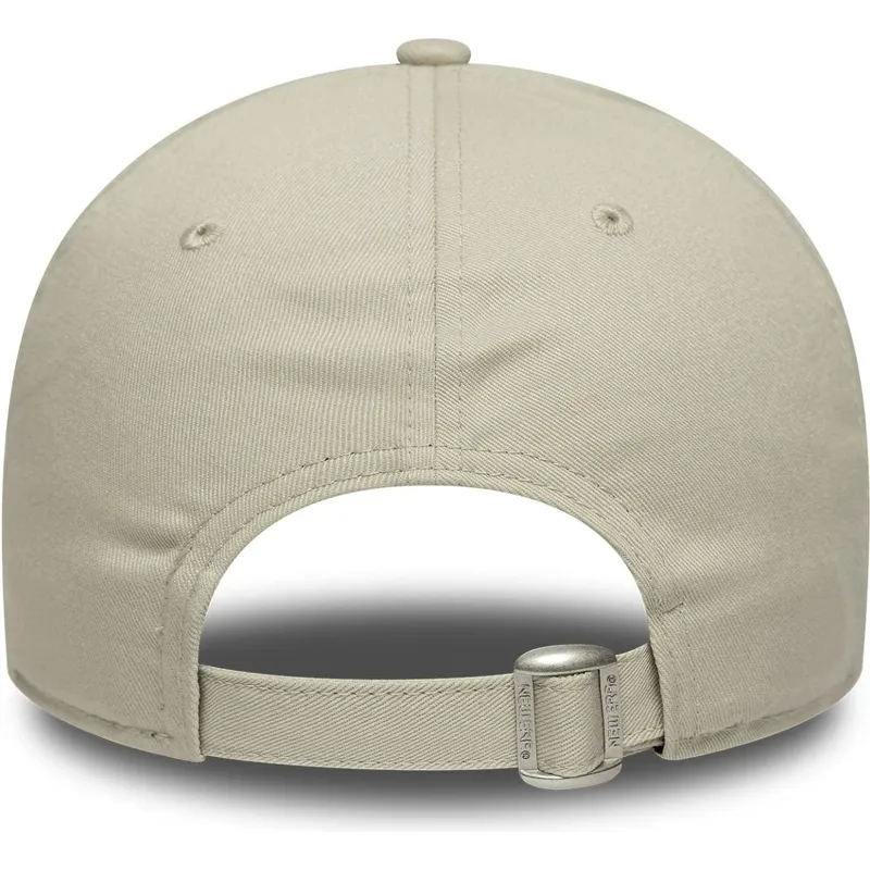 cappellino-curvo-beige-regolabile-9forty-seasonal-infill-di-new-york-yankees-mlb-di-new-era