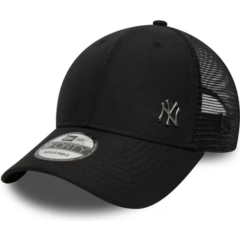 Petten gebogen zwart verstelbare band 9FORTY Flawless van New York Yankees MLB van New Era