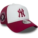 cappellino-trucker-bianco-e-rosso-con-logo-rosso-e-frame-world-series-dei-new-york-yankees-mlb-di-new-era