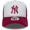 cappellino-trucker-bianco-e-rosso-con-logo-rosso-e-frame-world-series-dei-new-york-yankees-mlb-di-new-era