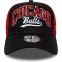 petten-gebogen-zwart-snapback-e-frame-script-van-chicago-bulls-nba-van-new-era