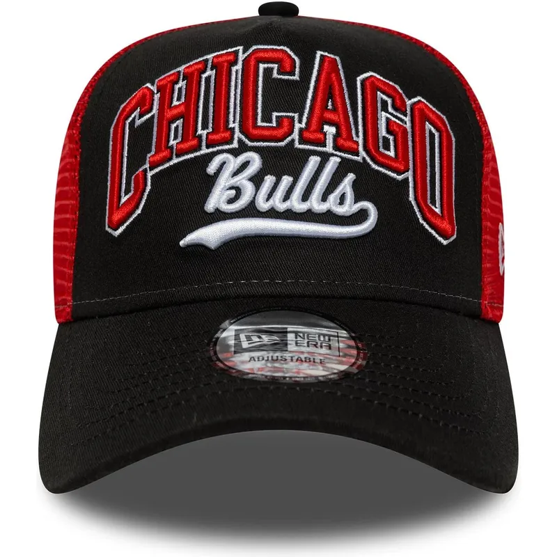 petten-gebogen-zwart-snapback-e-frame-script-van-chicago-bulls-nba-van-new-era