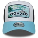 hvid-sort-og-bla-monaco-french-riviera-a-frame-summer-trucker-kasket-fra-new-era