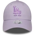 gorra-curva-violeta-ajustable-para-mujer-con-logo-violeta-9forty-league-essential-de-los-angeles-dodgers-mlb-de-new-era