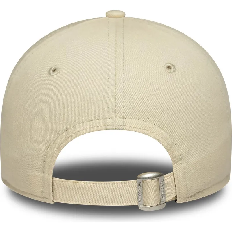 petten-gebogen-beige-verstelbaar-9forty-floral-icon-van-los-angeles-dodgers-mlb-van-new-era