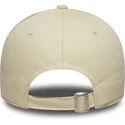 buet-beige-justerbar-kasket-til-kvinder-9forty-beaded-fra-new-york-yankees-mlb-fra-new-era