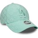 gorra-curva-verde-ajustable-para-mujer-9forty-floral-towelling-de-los-angeles-dodgers-mlb-de-new-era