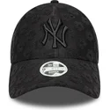 gorra-curva-negra-ajustable-para-mujer-9forty-floral-towelling-de-new-york-yankees-mlb-de-new-era