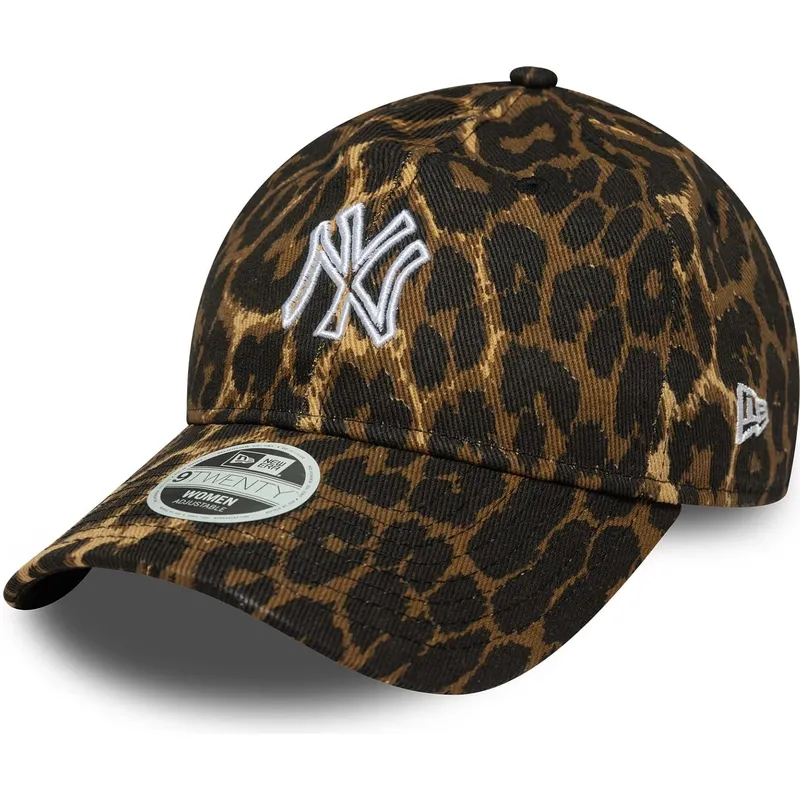 petten-gebogen-luipaard-verstelbaar-9twenty-outline-van-new-york-yankees-mlb-van-new-era