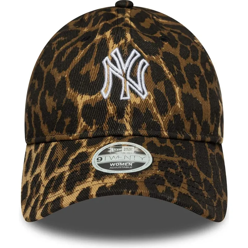 petten-gebogen-luipaard-verstelbaar-9twenty-outline-van-new-york-yankees-mlb-van-new-era