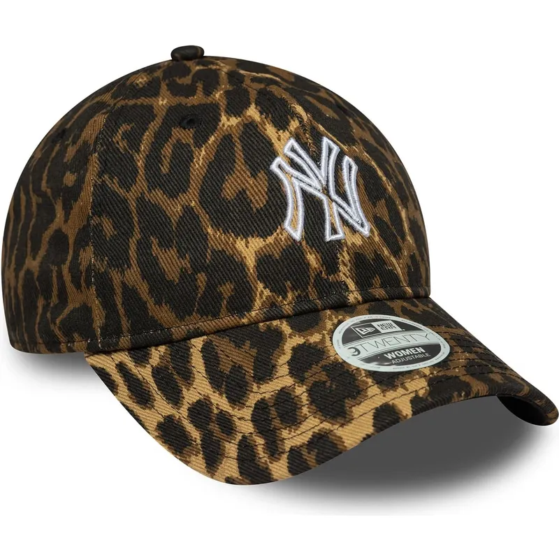 petten-gebogen-luipaard-verstelbaar-9twenty-outline-van-new-york-yankees-mlb-van-new-era