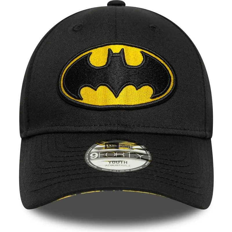 petten-gebogen-zwart-verstelbaar-voor-kinderen-9forty-all-over-print-van-batman-dc-comics-van-new-era petten-gebogen-zwart-verstelbaar-voor-kinderen-9forty-all-over-print-van-batman-dc-comics-van-new-era