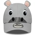czapka-z-zakrzywionym-daszkiem-szara-regulowana-dla-dziecka-9forty-animal-marki-new-era