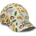 new-era-9forty-all-over-print-safari-beige-justerbar-kasket-til-drenge