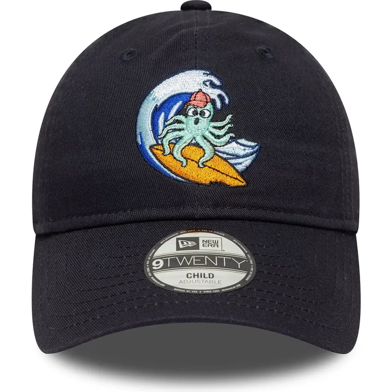 petten-gebogen-marineblauw-verstelbare-band-voor-kinderen-9twenty-surf-crew-van-new-era