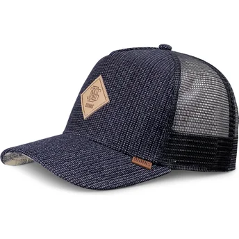 Cappellino trucker blu navy HFT Denim Wishy di Djinns