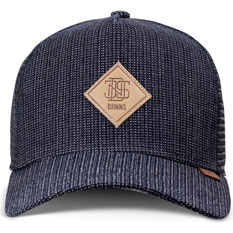 petten-gebogen-marineblauw-snapback-hft-denim-wishy-van-djinns