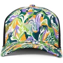 petten-gebogen-meerkleurig-snapback-hft-hawaiian-animals-van-djinns