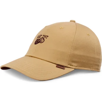 Gorra curva marrón ajustable Dad Hat Nut de Djinns