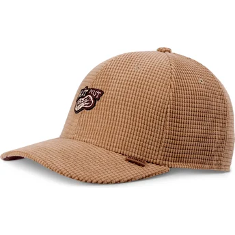 Djinns Nut Waffle brun böjd snapback TrueFit keps