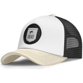 Oblack Classic Beige Trucker Hat