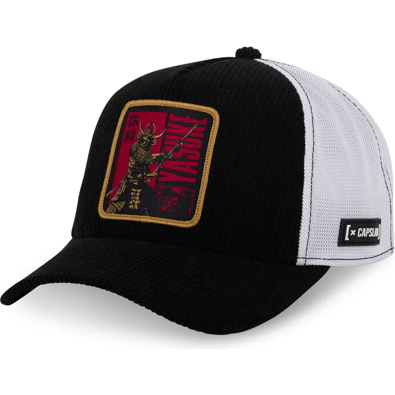 petten-gebogen-zwart-snapback-yasuke-assassin-s-creed-van-capslab