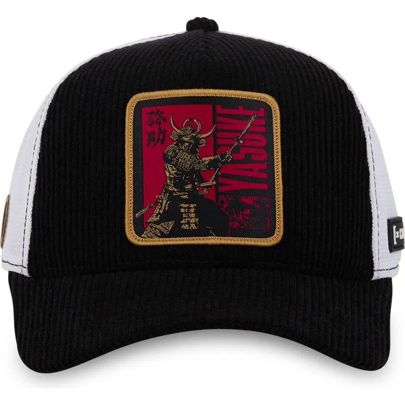 petten-gebogen-zwart-snapback-yasuke-assassin-s-creed-van-capslab