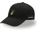cappellino-curvo-nero-regolabile-ast1-ast-asterix-il-gallo-di-capslab