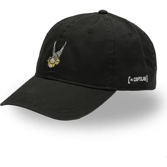 Petten gebogen zwart verstelbare band AST1 AST Asterix Asterix de Galliër van Capslab