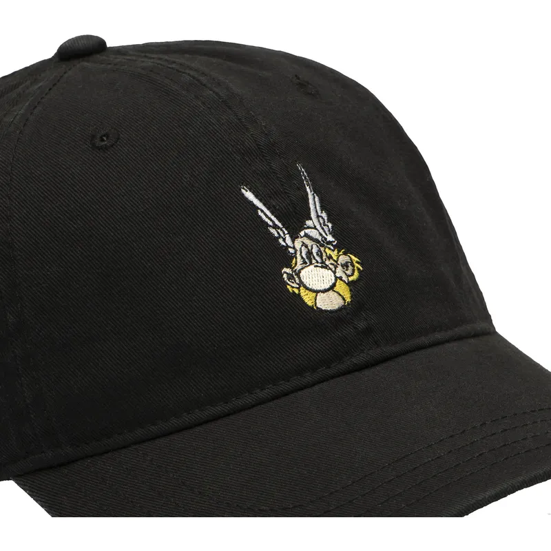 petten-gebogen-zwart-verstelbare-band-asterix-asterix-de-gallier-van-capslab