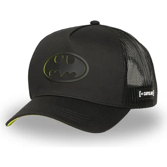 Petten gebogen zwart snapback DC8 LOG Batman DC Comics van Capslab