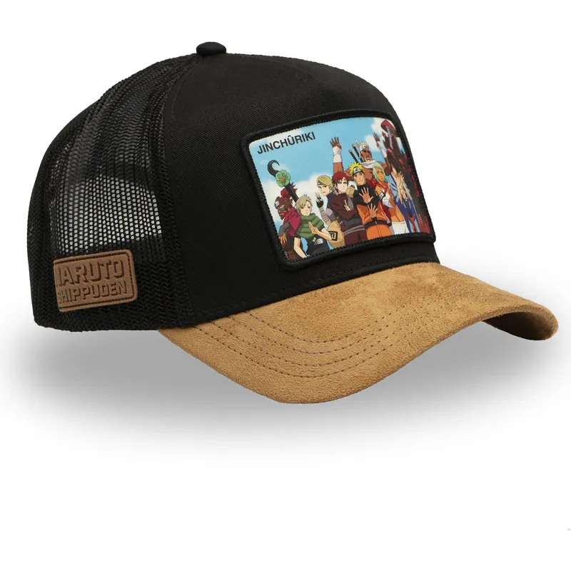 trucker-kasket-sort-og-brun-jinchuriki-jin-naruto-fra-capslab