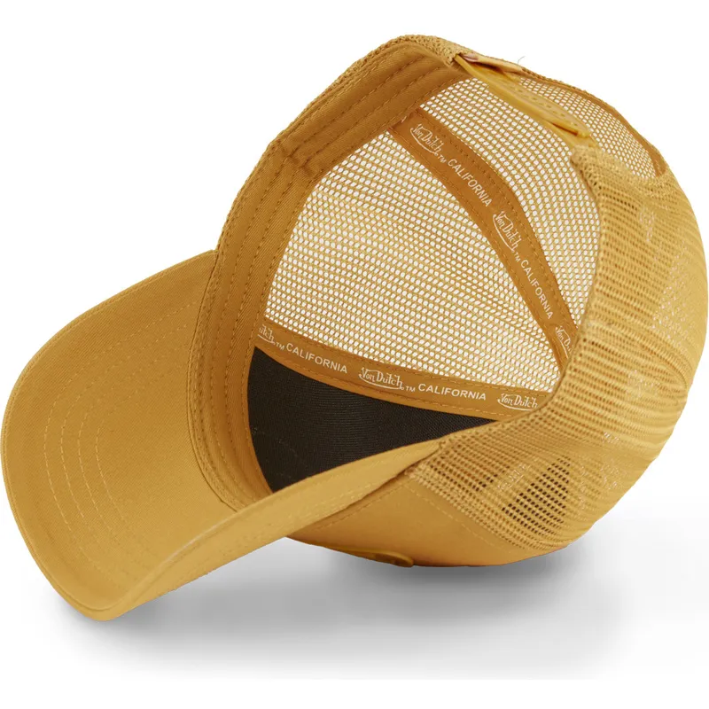 petten-gebogen-geel-snapback-van-von-dutch